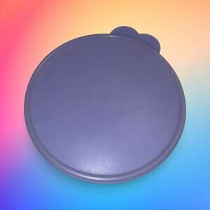 Tupperware 2516A Replacement Lid Seal 8" Round Butterfly Tab Purple Vintage